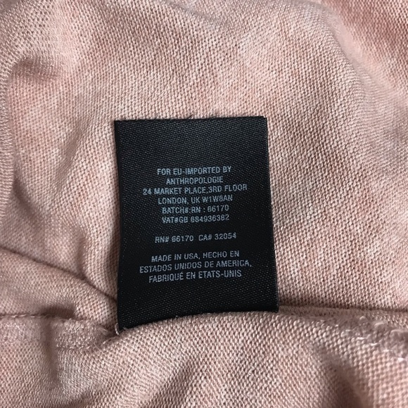 Anthropologie COA Medium Pink Cozy Rayon Open Front Long Line Layering Cardigan - Picture 7 of 7